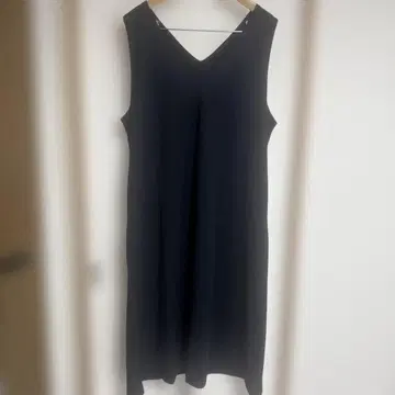 네이비 오버롤 스커트