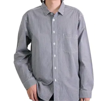 80/2 다운 루프 레귤러 카라 셔츠