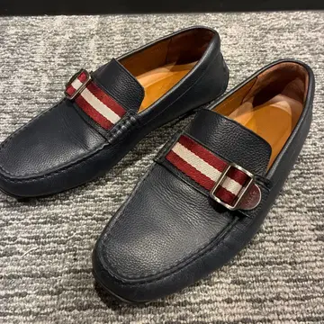 발리 드라이빙 신발 25.5cm 가죽 슬립온 BALLY