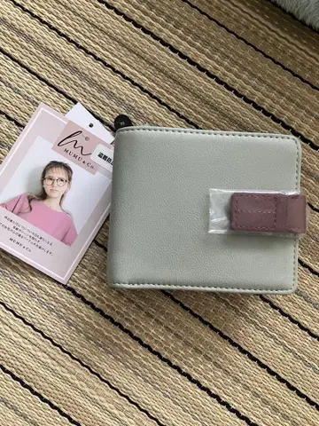 미사용 새상품 MUMU 시마무라 지갑 민트