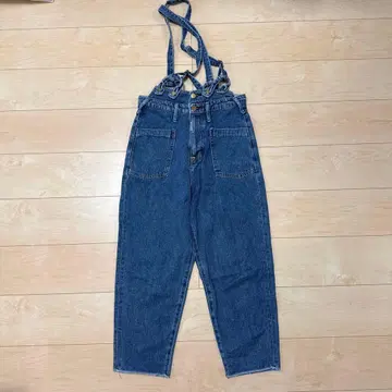 SPICK AND SPAN 데님 블루 살로펫 하이웨스트