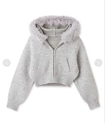 그레이 퍼 후드티 snidel