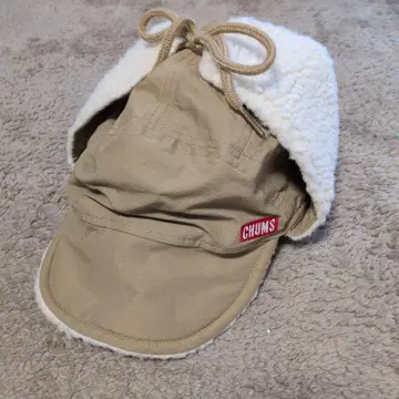 CHUMS 플라이트 캡 베이지 귀도리 포함