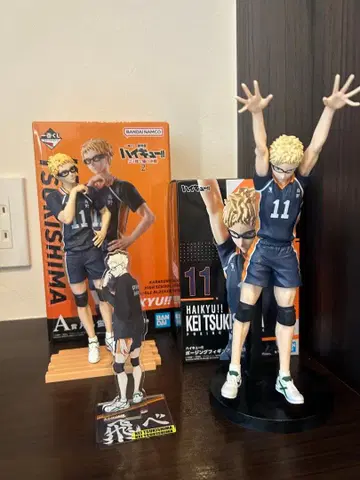 하이큐 츠키시마 케이 1번 복권 피규어 포징 피규어 아크릴 스탠드