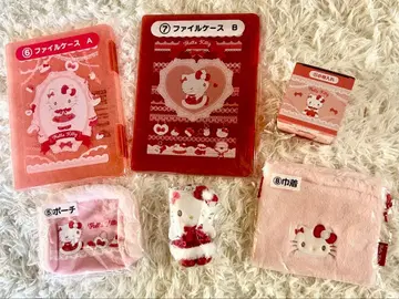 산리오 당첨 복권 헬로키티 마스코트 복조리 여러가지 세트 6종