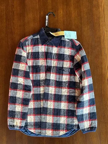 GOODENOUGH IVY 체크 무늬 긴팔 플란넬 셔츠