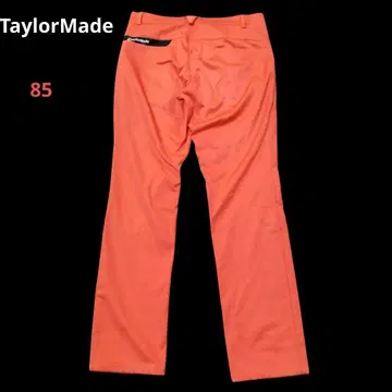 TaylorMade 남성용 골프 팬츠 오렌지 속기모 사이즈 L