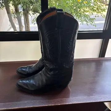 토니 라마 Tony Lama 웨스턴 부츠 블랙 사이즈 8