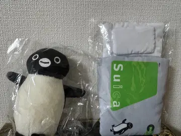 미개봉 새상품 Suica 펭귄 봉제 인형 캐리 이불 그린 세트 판매