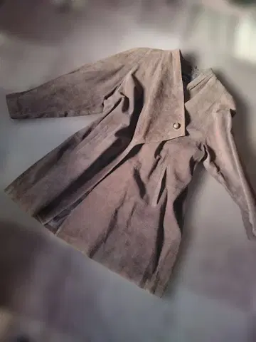 MOONBAT 스웨이드 트렌치코트