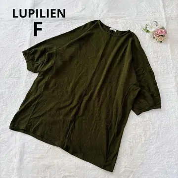 루필리안 돌먼 슬리브 니트 튜닉 원피스 체형 커버 F