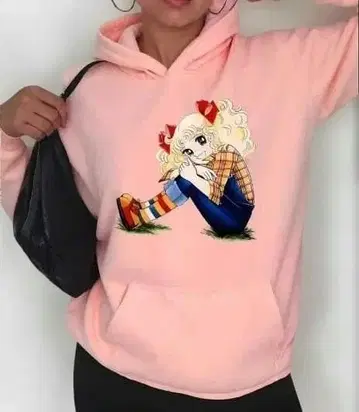 캔디캔디 후드티 핑크 xxl