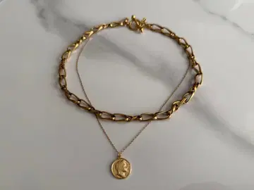 Herlipto 레이어드 체인 목걸이