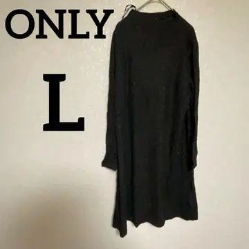 특가 즉시 구매 OK 새상품급 ONLY 블랙 니트 원피스 L 사이즈
