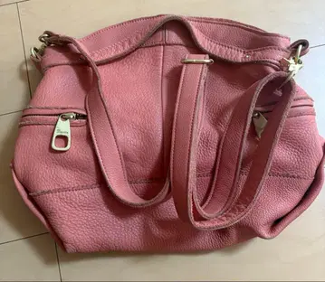 Beaure [뷔레] 천연 가죽 2WAY 핸드백 숄더백 핑크