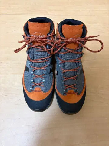 Montbell 하이컷 등산화 그레이/오렌지 티톤 부츠