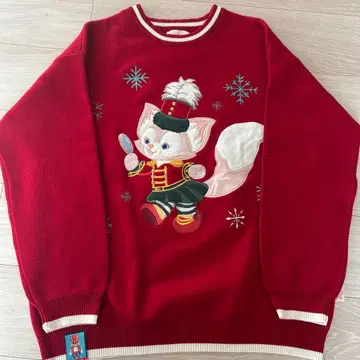 택 포함 새상품 홍콩 디즈니 리나벨 크리스마스 스웨터 M 니트