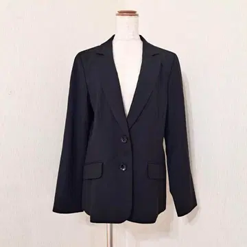 세느듀 울 혼방 싱글 자켓 블랙 스트라이프 스트레치 [ 11 ] 블랙