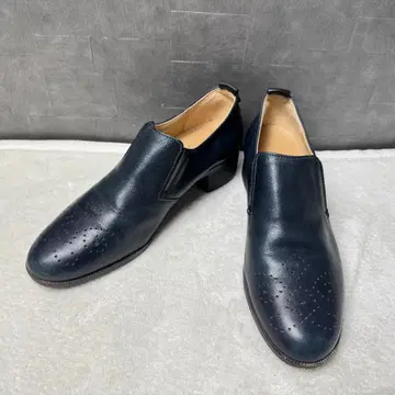 컨디션 최상 ing 잉그 가죽 로퍼 네이비