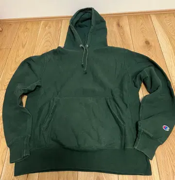 Champion Reverse Weave M 다크 그린 S101