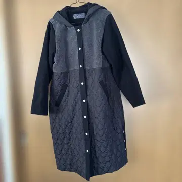 오샤레 워커 kOhAKU 후드 부착 퀼팅 코트