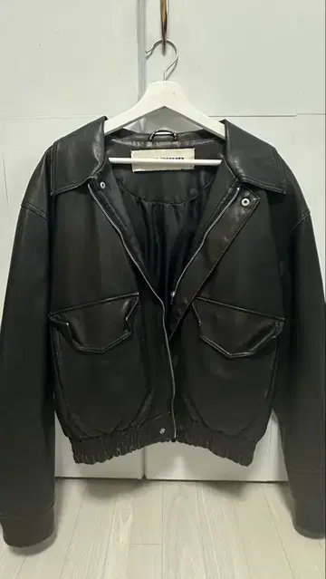 BLACKUP 블랙 가죽 자켓