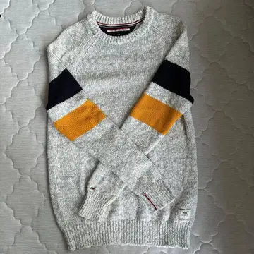 TOMMY HILFIGER 니트 스웨터 M 그레이