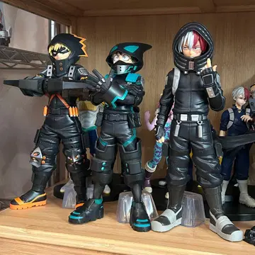 히로아카 제일복권 피규어 3체 데쿠 바쿠고 토도로키