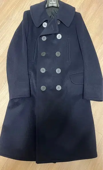 새상품급 아나토미카 피코트 롱 일본제 발마칸 10버튼