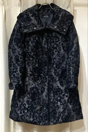 SHIZUKA KOMURO 다운 롱 코트 레이스 올 패턴 4298 42