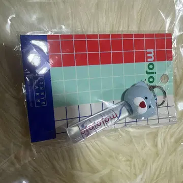 LOWRYSFARM mojojojo 립캡 키 참 스카이블루 곰