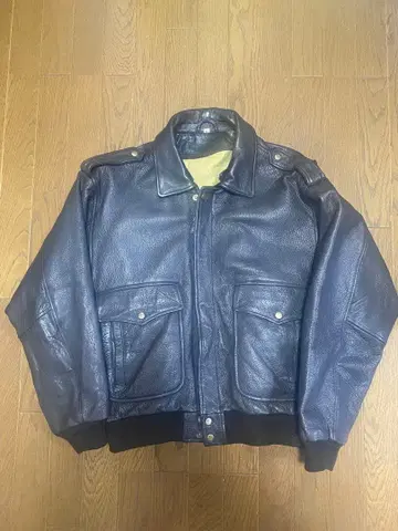 XL 사이즈! A-2 플라이트 자켓 가죽 자켓 천연 가죽