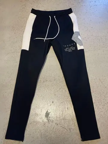 CRONOS 블랙 조거 팬츠