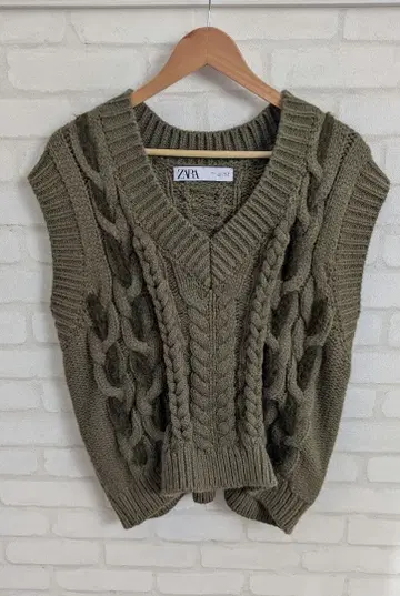 자라, ZARA, 니트 베스트, 뜨개질