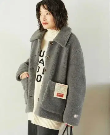 MACOBER 마코버 보아 플리스 자켓