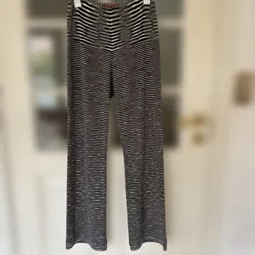MISSONI 화이트 블랙 니트 팬츠