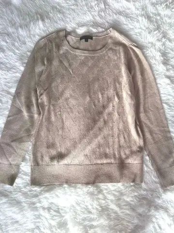 BANANA REPUBLIC 베이지 긴팔 니트 M 비스코스 소재