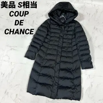 [새상품급] COUP DE CHANCE 다운 코트 후드 롱 기장 S 상당