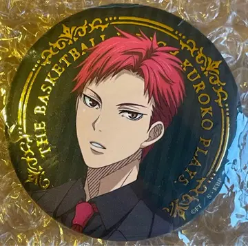 쿠로코의 농구 아카시 세이쥬로 Black suit 금박 캔뱃지 난자타운