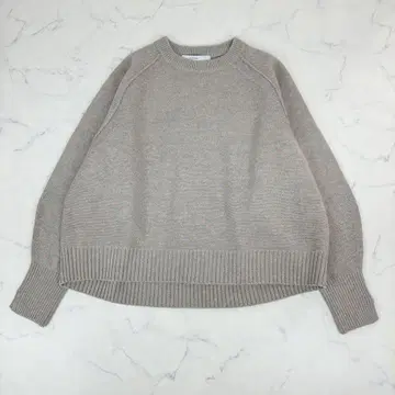 컨디션 최상 프레임워크 울 캐시미어 니트 크루넥 풀오버