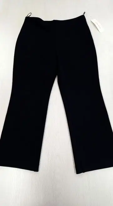 새상품 유키 포멀 블랙 팬츠 넉넉한 밴딩 빅 사이즈 블랙 일본제