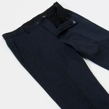 띠어리 체크 무늬 슬랙스 28인치