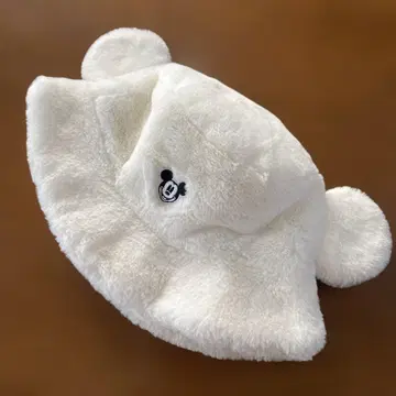 디즈니 미키 버킷햇 솜사탕 화이트