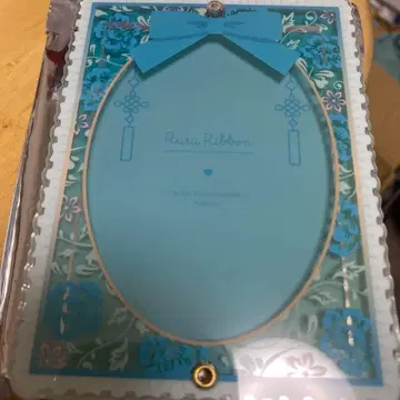 팬 팬시 포토 카드 아크릴 프레임 루루 리본 화로리 민트