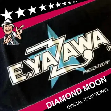 야자와 에이요시 E.YAZAWA 공식 타월 BLACK/BLUE 새상품