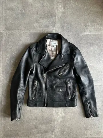 H&M edition leather double riders jacket