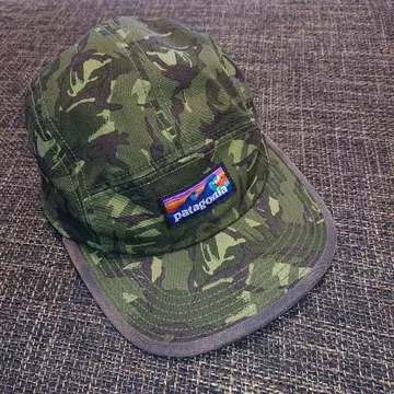 파타고니아 카모 패턴 제트캡 파도 택 중고품