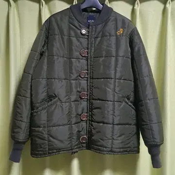 45R 두꺼운 나일론 908 퀼트 블루종 카키 새상품급