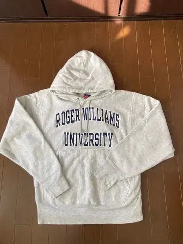 Champion Reverse Weave 후드티 M 그레이