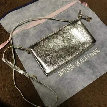 [ NATURAL BEAUTY BASIC ] 숄더백 실버